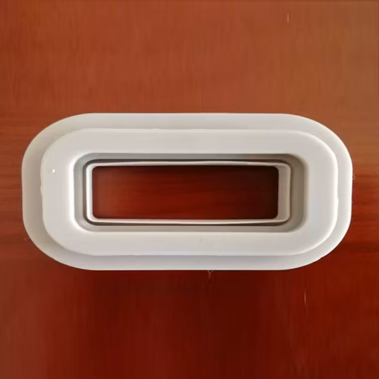 Parti in gomma siliconica alimentare personalizzata ad alta trasparenza estrusa per stampaggio ad iniezione
