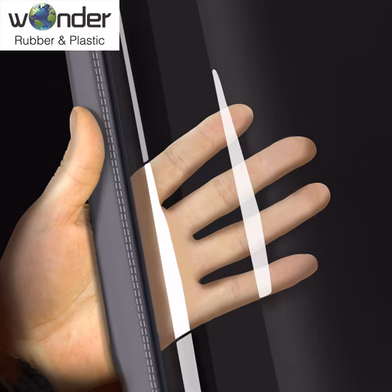 Foglio di pellicola in PVC trasparente goffrato trasparente morbido super cristallo flessibile